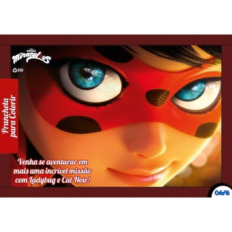 LADYBUG - PRANCHETA PARA COLORIR - VOL. 2: VENHA SE AVENTURAR EM MAIS UMA INCRÍVEL MISSÃO COM LADYBUG E CAT NOIR!