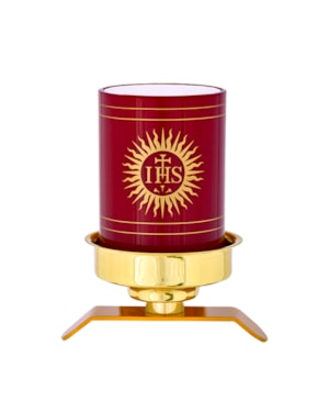 LAMPADA PARA O SANTISSIMO 15CM DE ALTURA