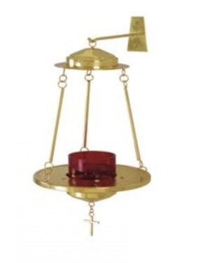 LAMPADA PARA O SANTISSIMO DOURADA
