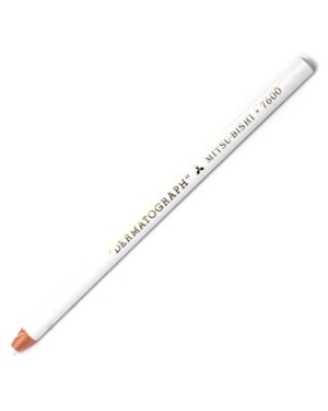 LÁPIS BRANCO DERMATOGRÁFICO MITSUBISHI 7600