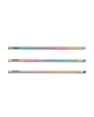 LAPIS CIS PRETO N 2 REDONDOCOM BORRACHA RAINBOW