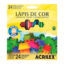 LÁPIS DE COR ACRILEX 24 CORES