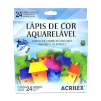 LÁPIS DE COR ACRILEX AQUARELAVEL 24 CORES