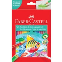 LÁPIS DE COR FABER CASTELL AQUARELÁVEL COM 36 CORES