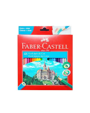 LÁPIS DE COR FABER CASTELL COM 48 CORES