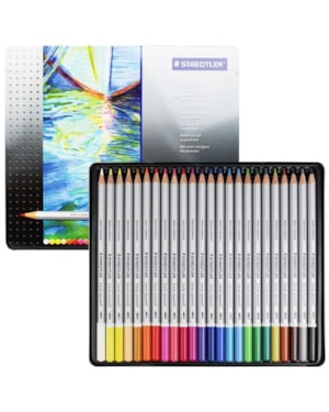 LAPIS DE COR STAEDTLER KARAT AQUARELAVEL C/ 60 CORES METAL