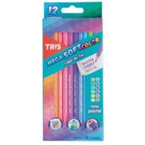 LÁPIS DE COR TRIS SOFT COLOR COM CORES