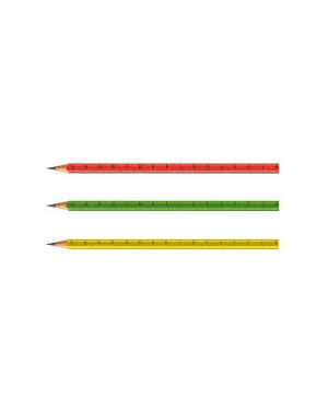 LÁPIS GRAFITE TRIANGULAR RÉGUA N.2 FABER CASTELL