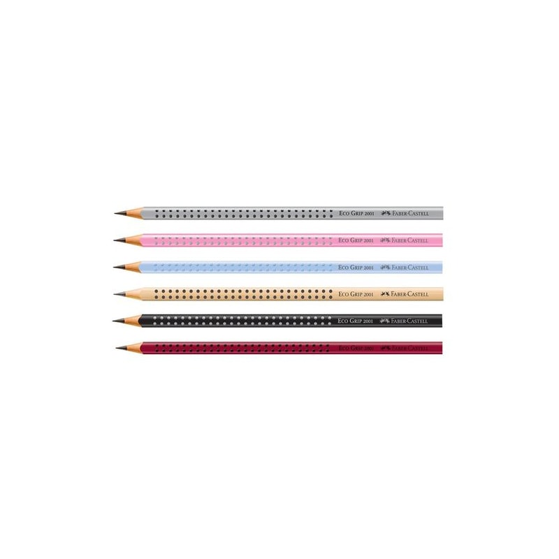 LAPIS PRETO TRIANGULAR 2=B FABER CASTELL ECO GRIP