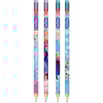 LAPIS PRETO TRIS FROZEN COM BORRACHA SORTIDO