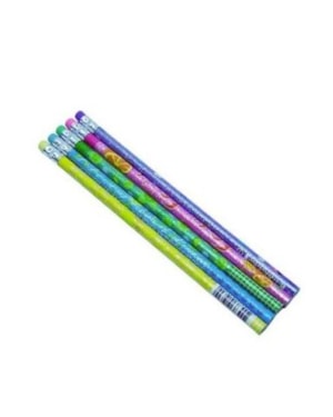 LÁPIS TRIS PRETO REDONDO N 2 GLITER COM BORRACHA