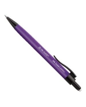 LAPISEIRA FABER CASTELL 0.7 MM TRI CLICK ROXO