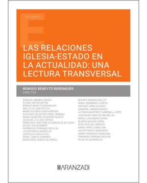 LAS RELACIONES IGLESIA-ESTADO EN LA ACTUALIDAD - UNA LECTURA TRANSVERSAL