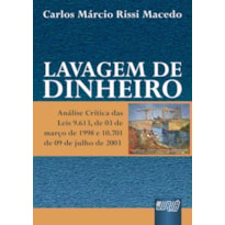 LAVAGEM DE DINHEIRO - ANÁLISE CRÍTICA DAS LEIS 9.613, DE 03 DE MARÇO DE 1998 E 10.701 DE 09 DE JULHO DE 2003