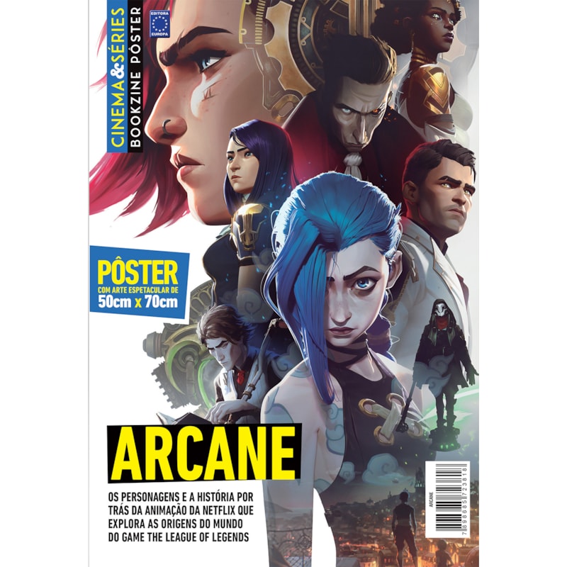 LEAGUE OF LEGENDS: ARCANE - SUPERPÔSTER CINEMA E SÉRIES