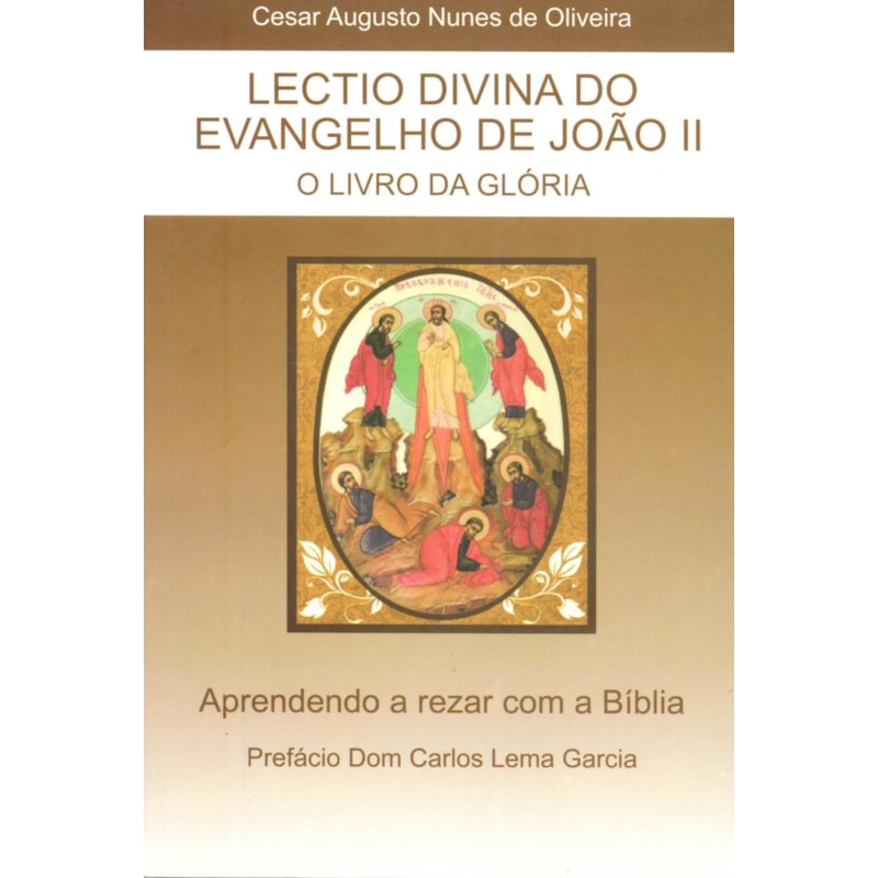 LECTIO DIVINA DO EVANGELHO DE JOÃO II - O LIVRO A GLÓRIA