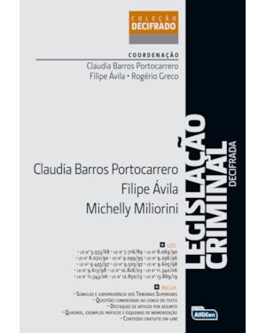 LEGISLAÇÃO CRIMINAL DECIFRADA - COLEÇÃO DECIFRADA