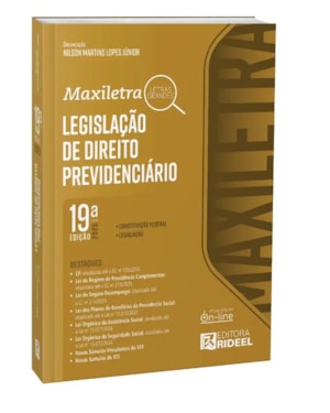 LEGISLAÇÃO DE DIREITO PREVIDENCIÁRIO - MAXILETRA - 2025 RIDEEL