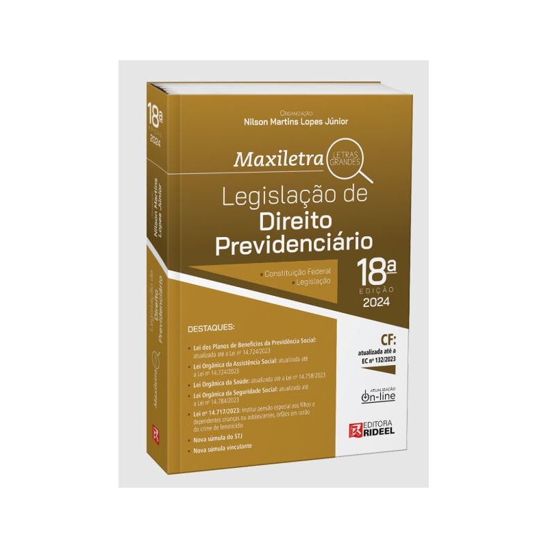 LEGISLAÇÃO DE DIREITO PREVIDENCIÁRIO - MAXILETRA
