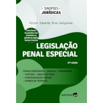 LEGISLAÇÃO PENAL ESPECIAL - TOMO I - COLEÇÃO SINOPSES JURÍDICAS - 17ª EDIÇÃO 2024