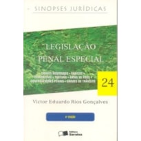 LEGISLACAO PENAL ESPECIAL - VOL. 24 - SINOPSES JURIDICAS - 6