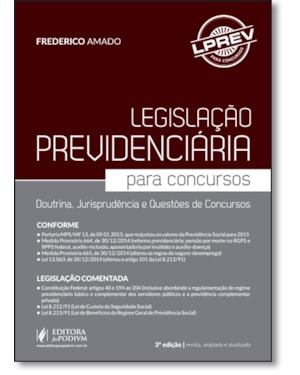 LEGISLACAO PREVIDENCIARIA PARA CONCURSOS - 3ª