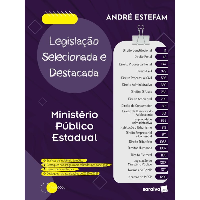 LEGISLAÇÃO SELECIONADA E DESTACADA - 1ª EDIÇÃO 2022