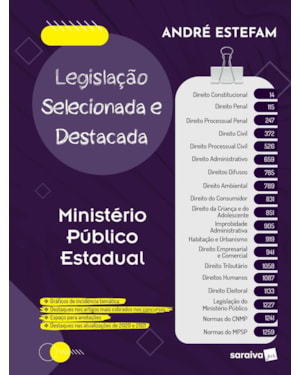 LEGISLAÇÃO SELECIONADA E DESTACADA - 1ª EDIÇÃO 2022