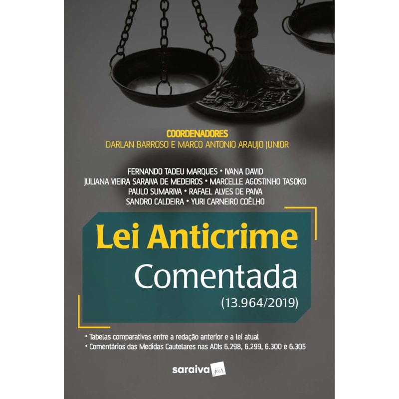 LEI ANTICRIME COMENTADA - 1ª EDIÇÃO 2020