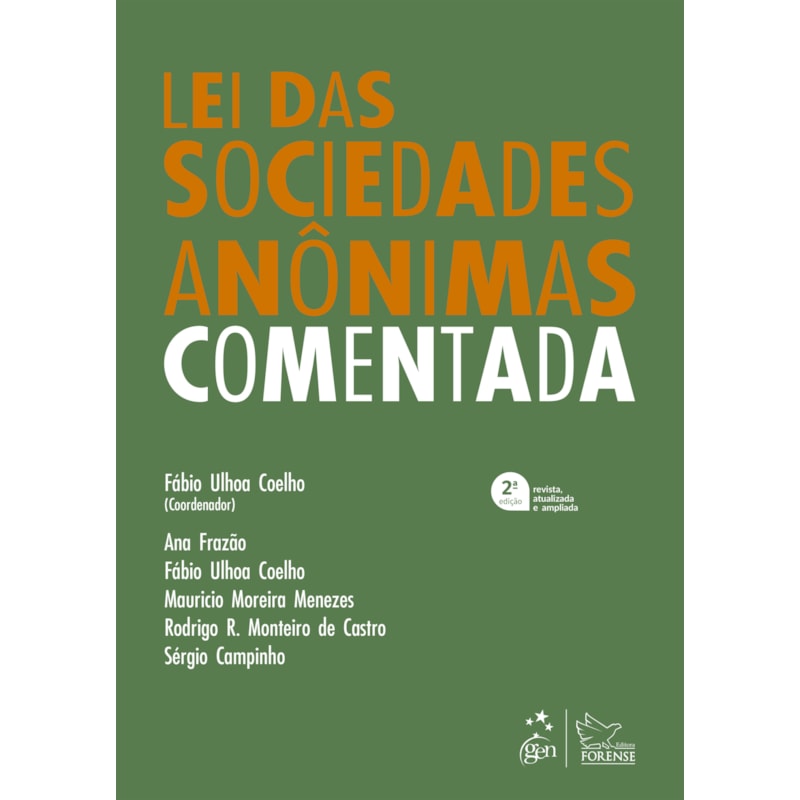 LEI DAS SOCIEDADES ANÔNIMAS COMENTADA