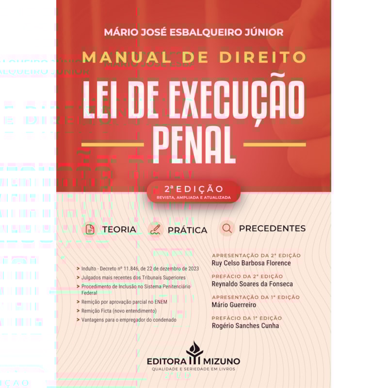 LEI DE EXECUÇÃO PENAL 2ª EDIÇÃO