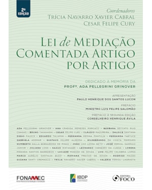 LEI DE MEDIAÇÃO COMENTADA ARTIGO POR ARTIGO
