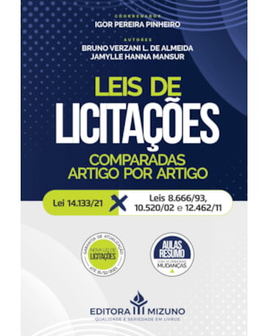 LEIS DE LICITAÇÕES COMPARADAS ARTIGO POR ARTIGO