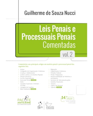 LEIS PENAIS E PROCESSUAIS PENAIS COMENTADAS - VOL. 2