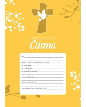 LEMBRANÇA DA CRISMA 1