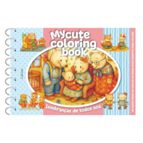Lembranças de todos nós - Capa dura espiral: My cute coloring book