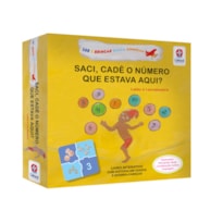 LER E BRINCAR BASTA COMEÇAR - SACI, CADÊ O NÚMERO QUE ESTAVA AQUI? - DIVIRTA-SE CONTANDO E BRINCANDO COM O SACI