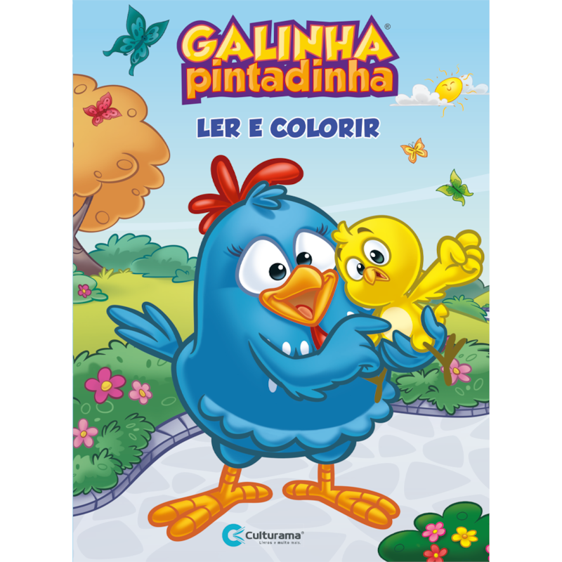 LER E COLORIR - GALINHA PINTADINHA