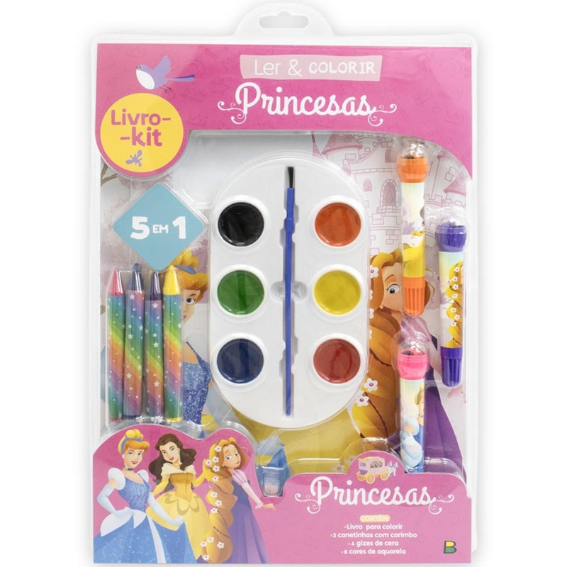 LER & COLORIR: PRINCESAS
