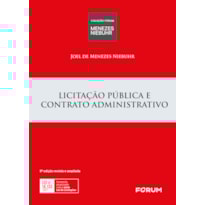 Licitação pública e contrato administrativo
