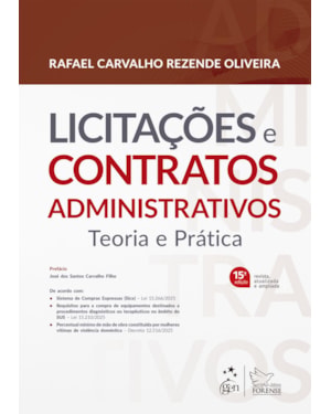 Licitações e Contratos Administrativos - Teoria e Prática - 15ª Edição 2026