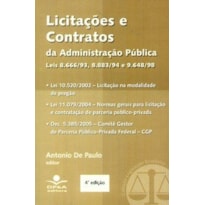 LICITACOES E CONTRATOS DA ADMINISTRACAO PUBLICA - 4