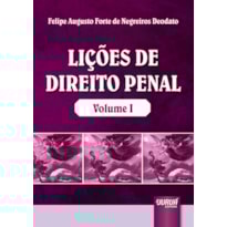LIÇÕES DE DIREITO PENAL - VOLUME I