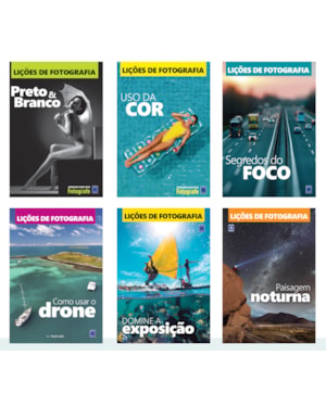 LIÇÕES DE FOTOGRAFIA - COLEÇÃO TEMPORADA 1 (6 LIVROS)