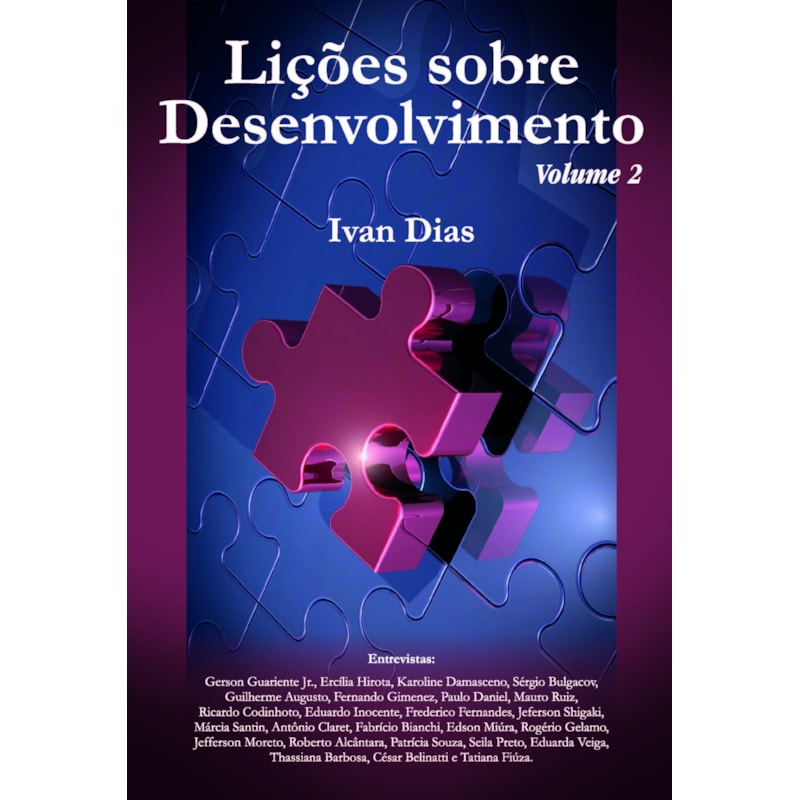 Lições sobre desenvolvimento