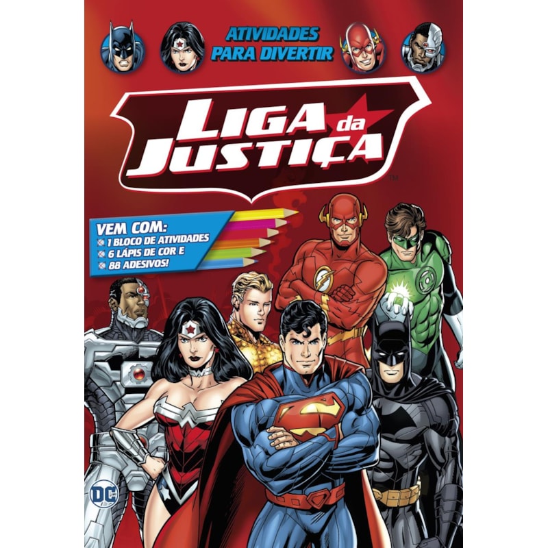 LIGA DA JUSTIÇA - ATIVIDADES PARA DIVERTIR