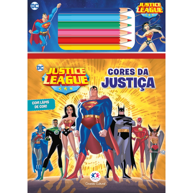 LIGA DA JUSTIÇA - CORES DA JUSTIÇA