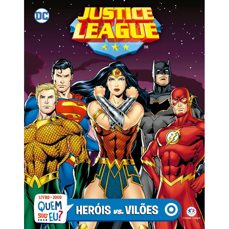 LIGA DA JUSTIÇA - HERÓIS VS VILÕES