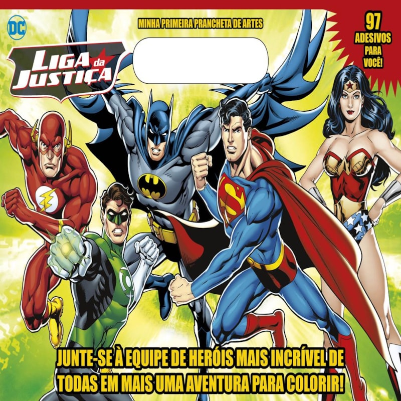 LIGA DA JUSTIÇA - MINHA PRIMEIRA PRANCHETA ARTES: JUNTA-SE Á EQUIPE DE SUPER-HERÓIS MAIS INCRÍVEL DE TODAS EM MAIS UMA AVENTURA PARA COLORIR!