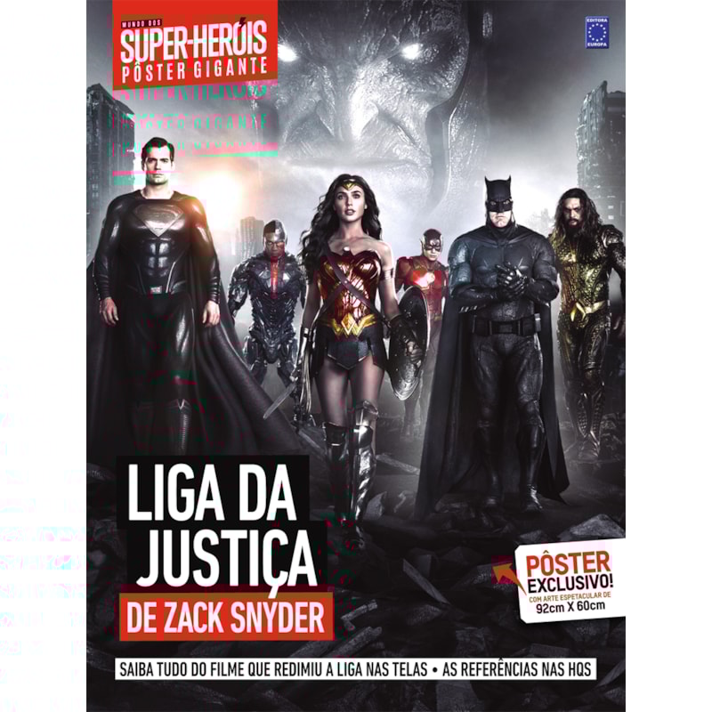 LIGA DA JUSTIÇA: ZACK SNYDER CUT - SUPERPÔSTER MUNDO DOS SUPER-HERÓIS